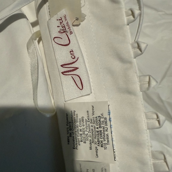 Vintage 2000 Two-Piece Mon Cheri Wedding Dress - Picture 5 of 7